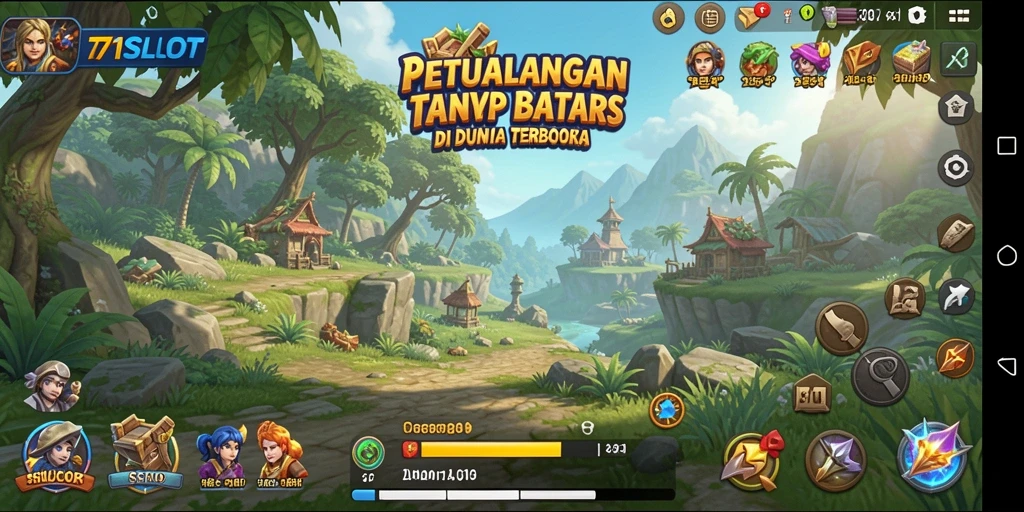 Tampilan gameplay <strong>171SLOT</strong> yang menakjubkan di dunia terbuka.