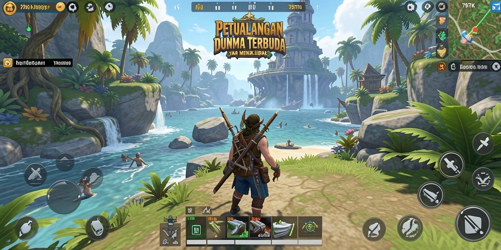 Tampilan gameplay <strong>797K</strong> yang menakjubkan dalam dunia terbuka.
