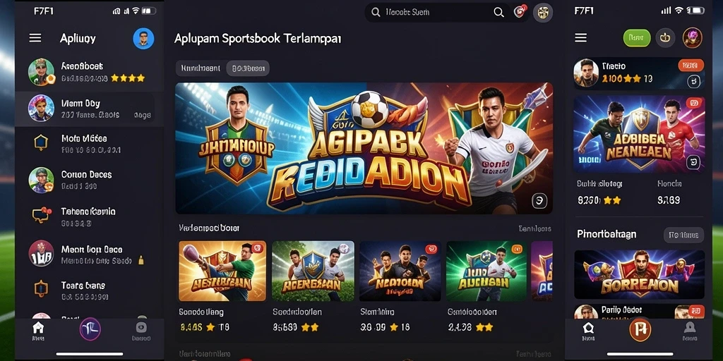 Tampilan screenshot F7F7 saat melakukan taruhan langsung pada pertandingan.