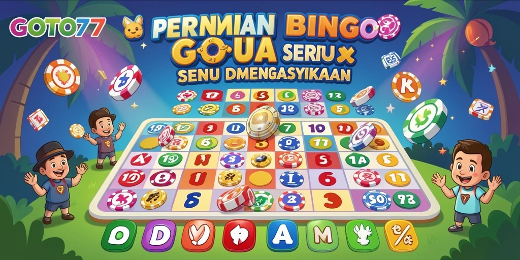 Screenshot GOTO77 menampilkan permainan Bingo yang seru dan interaktif.