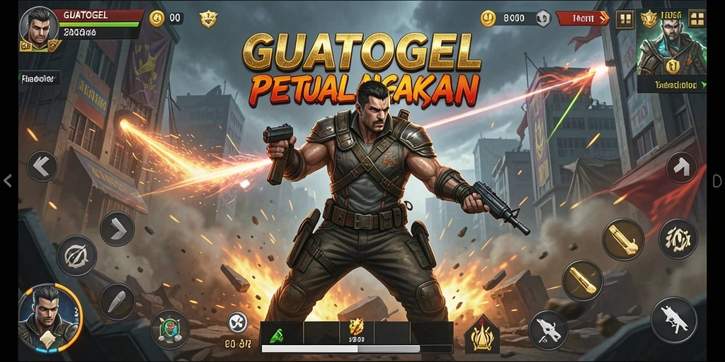 Tampilan yang mendebarkan dari gameplay GUATOGEL.