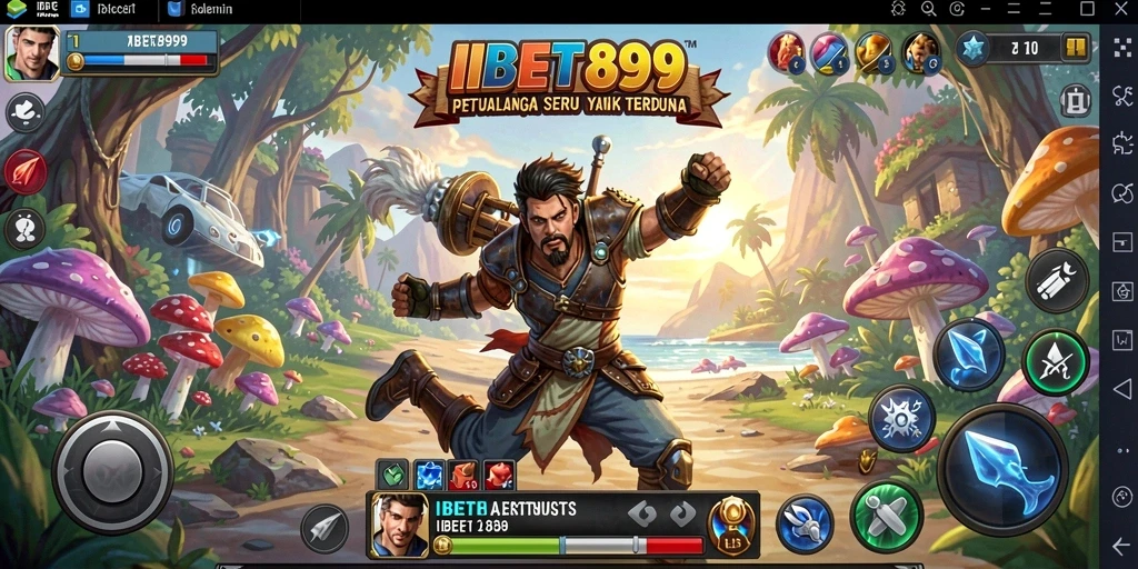 Tampilan gameplay IBET899 yang penuh aksi dan petualangan.