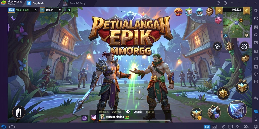 Gameplay menarik dan interaksi sosial dalam IN22.