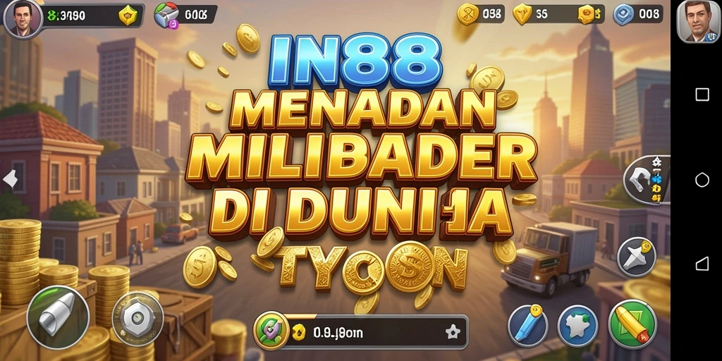 Tampilan gameplay yang menarik di dunia Tycoon.