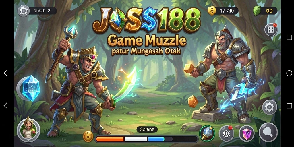 Screenshot gameplay JOSS188 menampilkan tantangan Puzzle yang menarik.