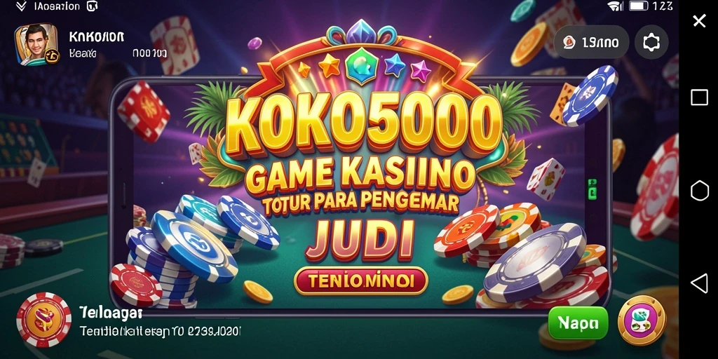 Tampilan gameplay seru dari KOKO5000 dengan grafik memukau.
