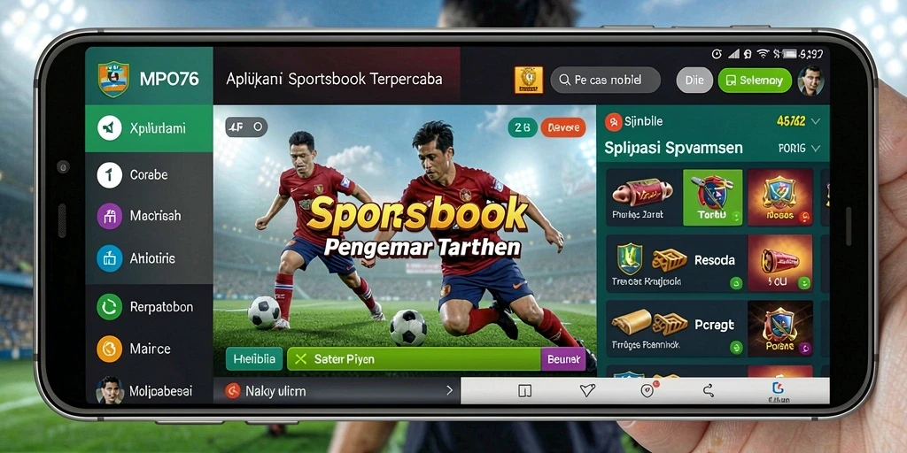 Tampilan gameplay Sportsbook yang seru dan interaktif di MPO76.