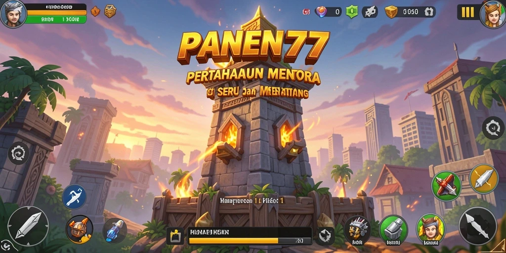 Gameplay seru PANEN77 dalam Tower Defense yang menantang.
