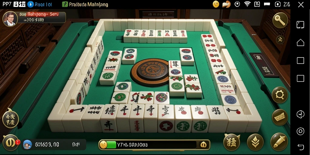 Tangkapan layar gameplay PP7 menunjukkan keseruan permainan Mahjong.
