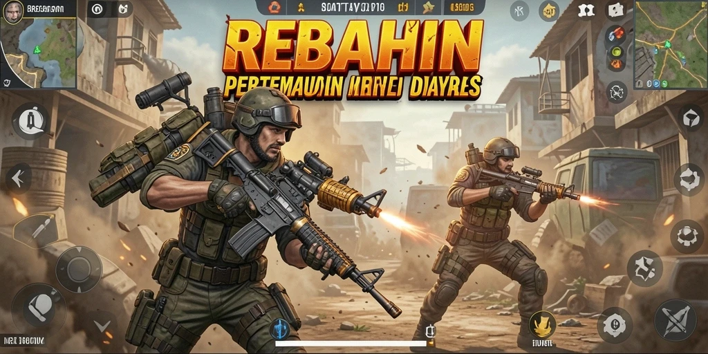 Screenshot menarik dari gameplay REBAHIN yang penuh aksi.