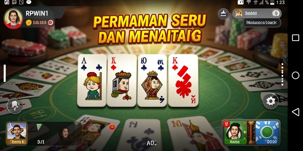 Tampilan menarik gameplay Domino dari RPWIN1