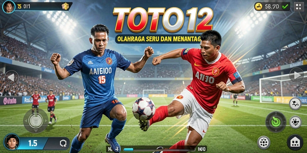 Gameplay seru TOTO12 dengan berbagai olahraga menantang.
