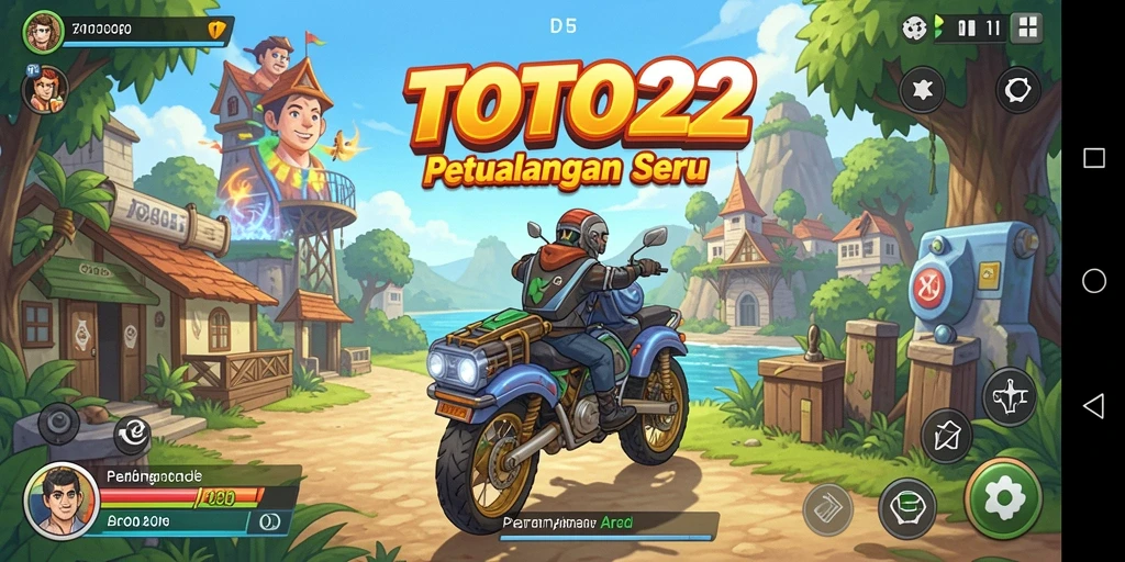 Tampilan gameplay TOTO22 yang menantang dan seru.