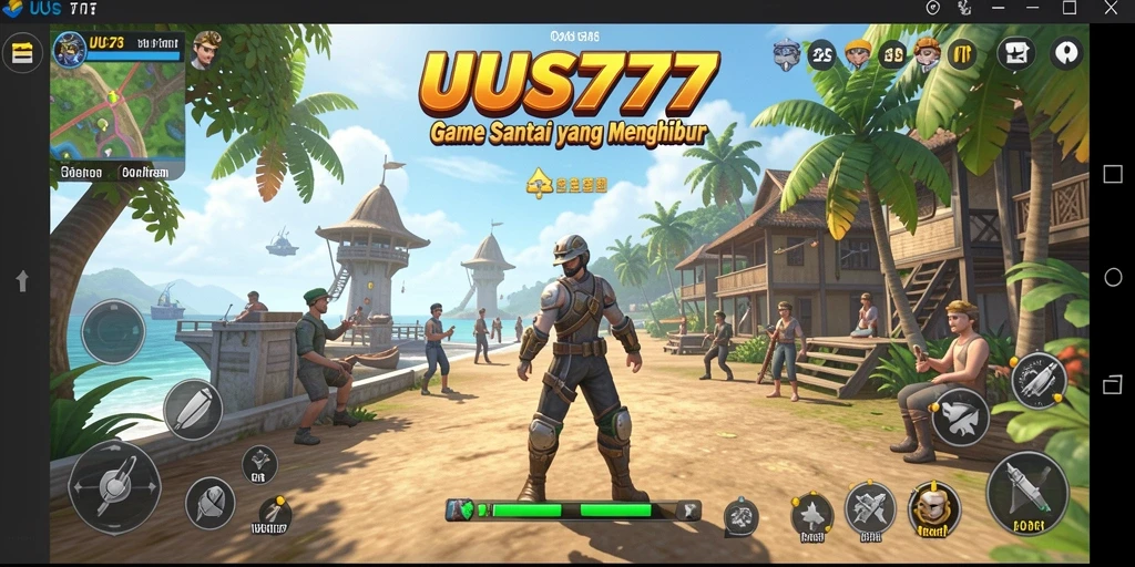 Tampilan gameplay UUS777 yang seru dan penuh warna.