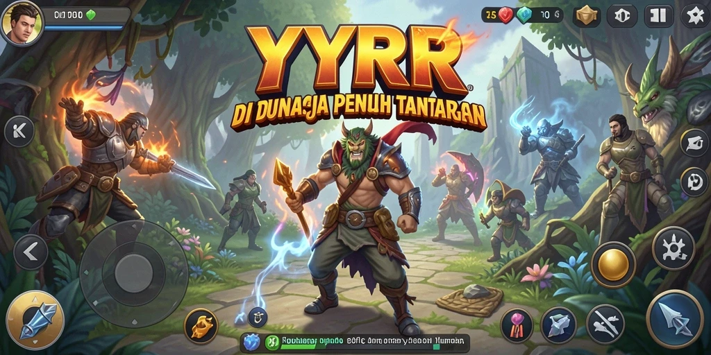 Gameplay YYRR yang mendebarkan dengan grafik menawan.