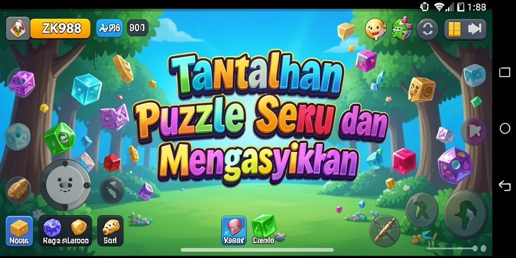 Tampilan gameplay ZK988 yang menantang dan mengasyikkan.
